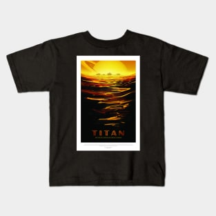 Titan, Travel Poster Kids T-Shirt